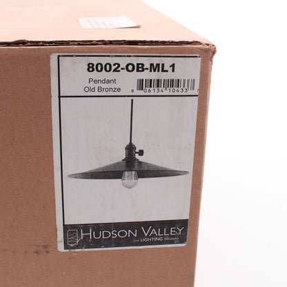 Hudson Valley Kitchen/Island Pendant Light Fixture Old Bronze Finish 16.5 Dia.
