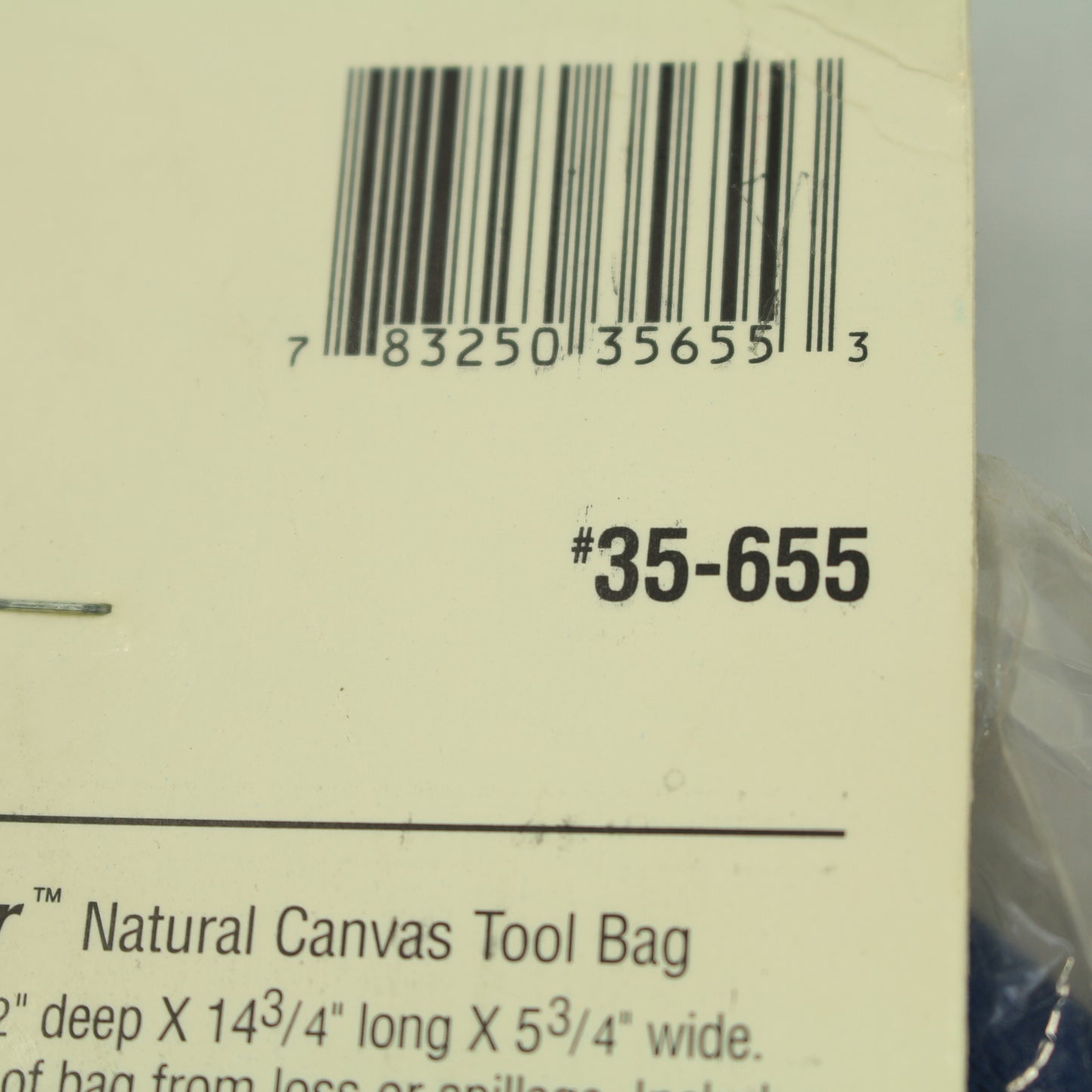 Ideal 35-655 Portable Tool Kit Carry Bag with Loop Handles Drawstring Opening