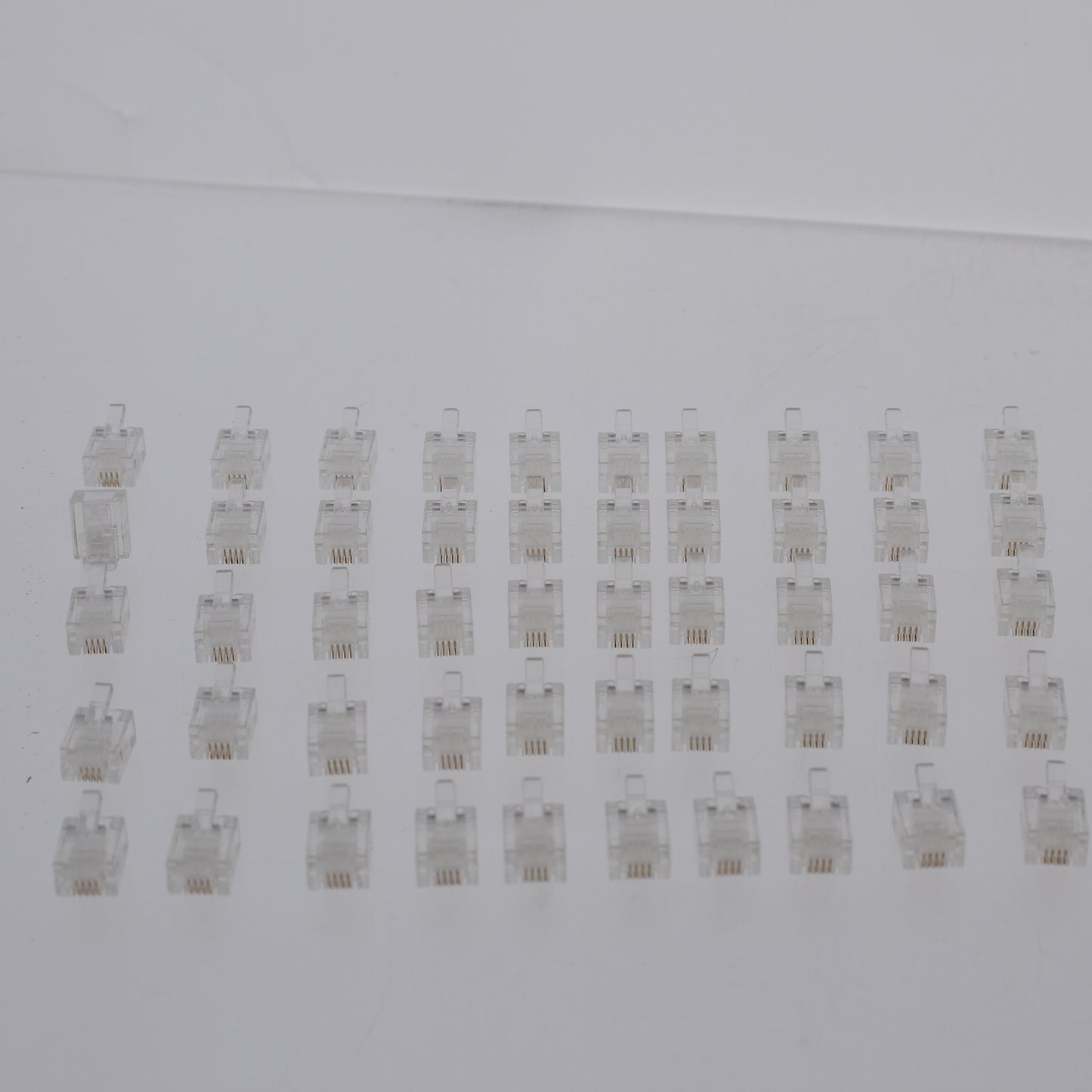 50 Pack Ideal Industries TelCom Modular Plugs 4-Position 86-394