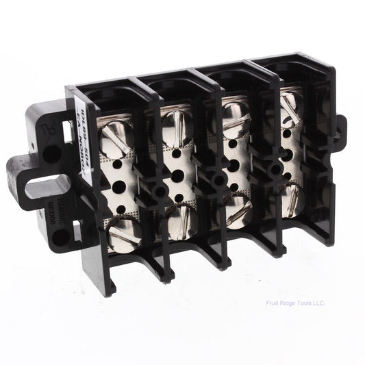 Ideal Terminal Strip  4 Circuit, 22 to 6 AWG Bulk  Ideal 89-504