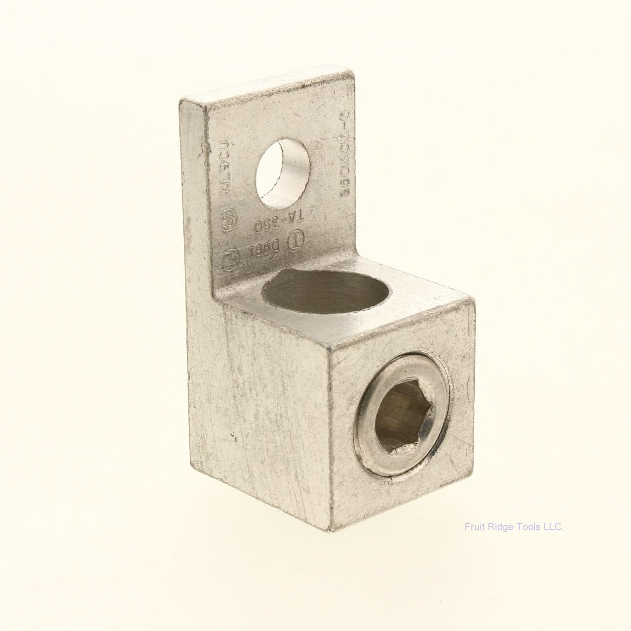 Ilsco TA-350 Mechanical Lug, 1-Hole, Aluminum, (1) 6 AWG - 350 MCM CU/AL, 3/8"