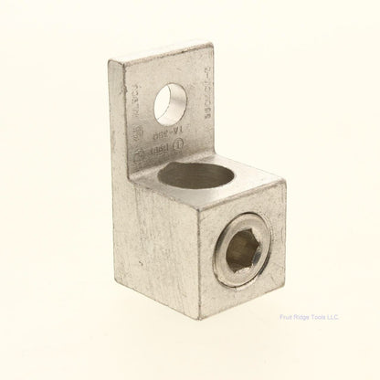 Ilsco TA-350 Mechanical Lug, 1-Hole, Aluminum, (1) 6 AWG - 350 MCM CU/AL, 3/8"