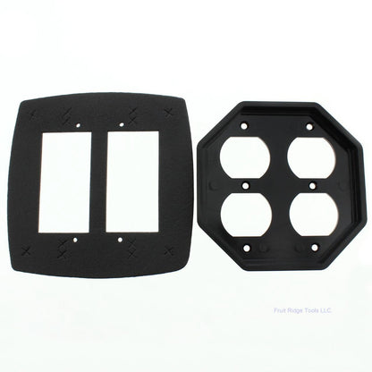 Intermatic Two Gang Waterproof Duplex Receptacle Outlet Insert Plate WP201