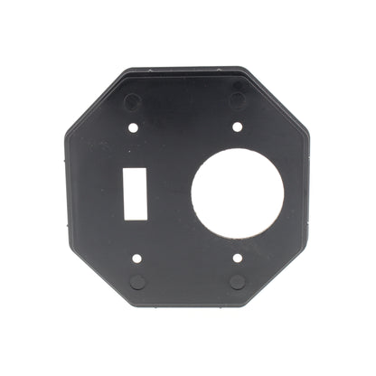 Intermatic 2-Gang Waterproof Single Toggle Switch 1-5/8" Dia Insert Plate WP210