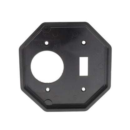 Intermatic 2-Gang Waterproof Single Toggle Switch 1-5/8" Dia Insert Plate WP210
