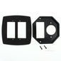 Intermatic 2-Gang Combination 1-5/8 Dia Round Gfci Receptacle Insert Plate WP211