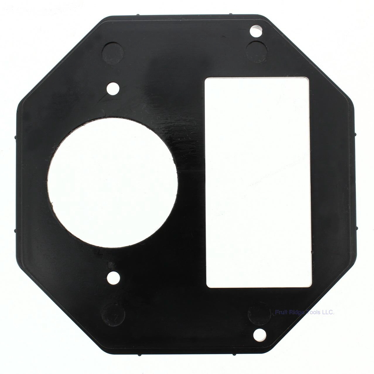 Intermatic 2-Gang Combination 1-5/8 Dia Round Gfci Receptacle Insert Plate WP211