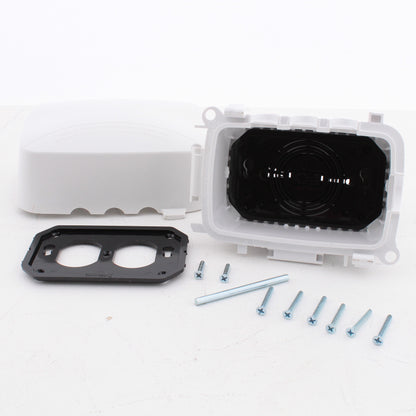 Intermatic WP5110W Extra Duty Plastic Weatherproof Cover 3.625" 1-Gang White