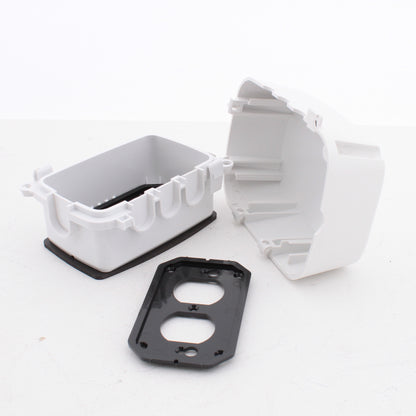 Intermatic WP5110W Extra Duty Plastic Weatherproof Cover 3.625" 1-Gang White