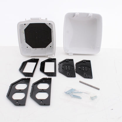 Intermatic WP5240W Extra-Duty Plastic Weatherproof Cover Double-G 3.625" White