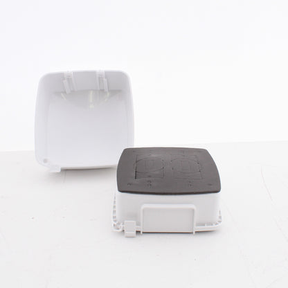 Intermatic WP5240W Extra-Duty Plastic Weatherproof Cover Double-G 3.625" White