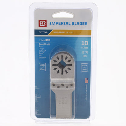 10 USA Imperial Blades Wood Drywall Plastic Cutting Oscillating Saw Blades MM110