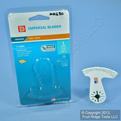 USA Imperial Blades Grout & Plaster Grinding Boot Segmented Carbide Blade MM630