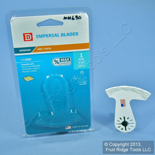 USA Imperial Blades Grout & Plaster Grinding Boot Segmented Carbide Blade MM630