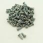 100-Pack #14 Tapping Screws 3/4" Slotted Sheet Metal Zinc-Plated TS57 Boxed