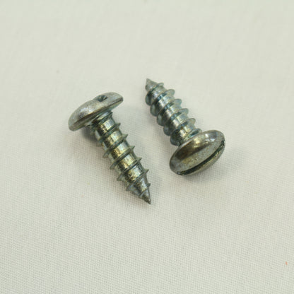 100-Pack #14 Tapping Screws 3/4" Slotted Sheet Metal Zinc-Plated TS57 Boxed