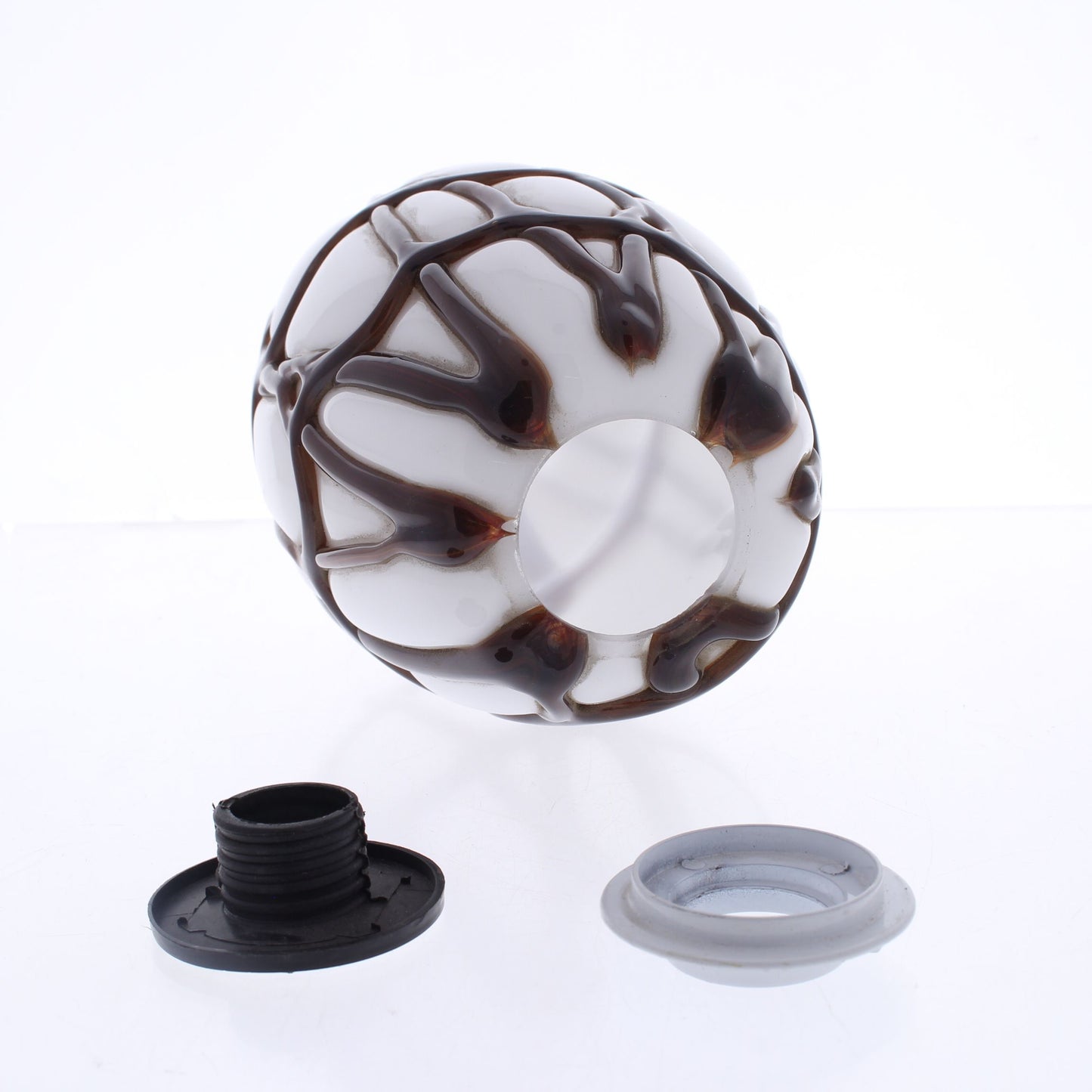 Jeremiah Lighting N885CD Mini Pendant Glass Shade Caramel Drizzle