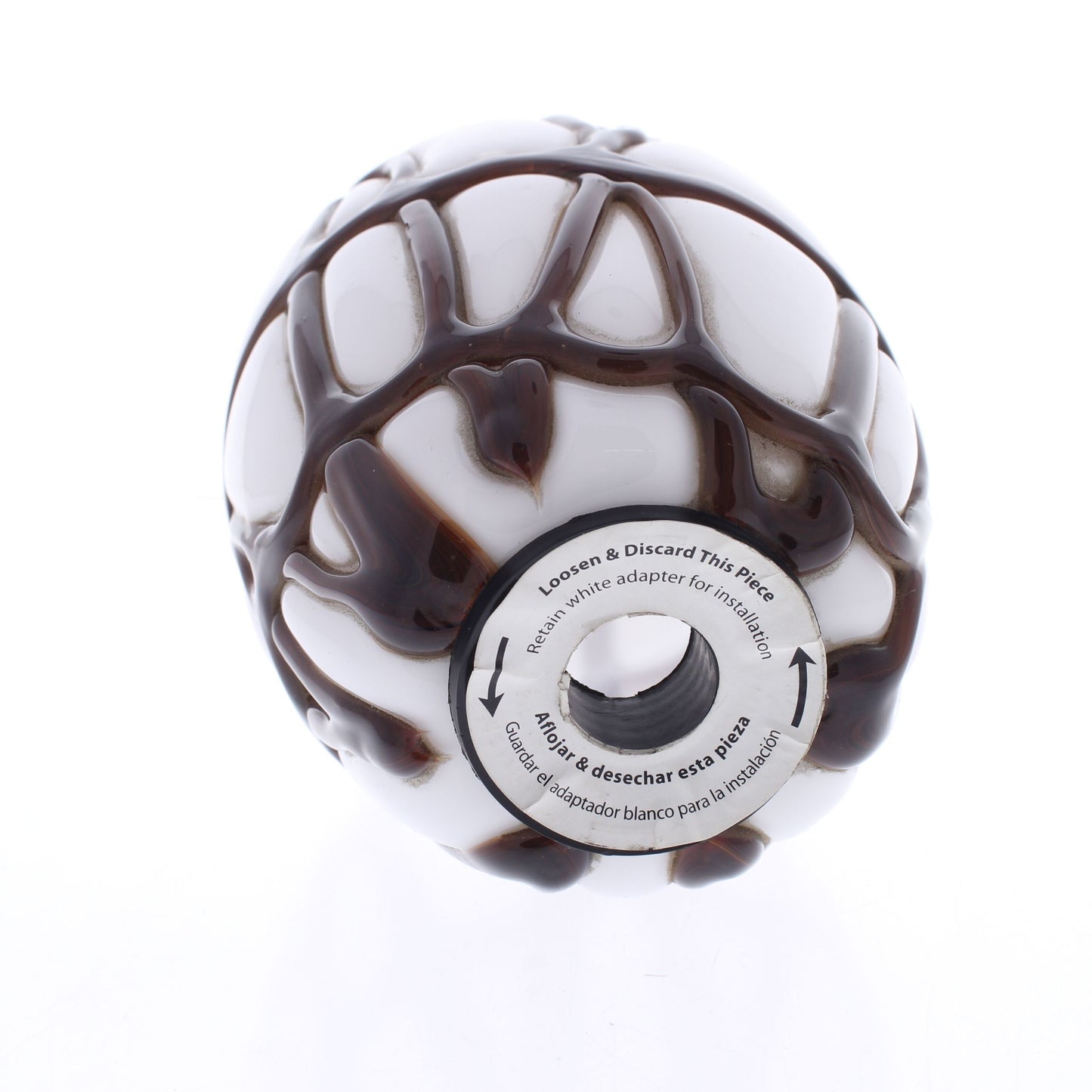 Jeremiah Lighting N885CD Mini Pendant Glass Shade Caramel Drizzle