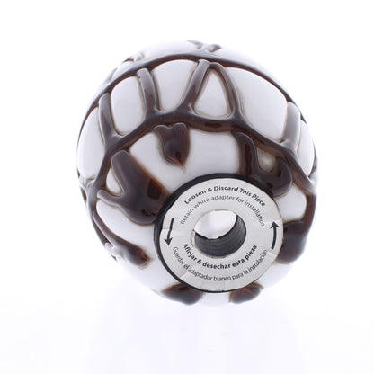 Jeremiah Lighting N885CD Mini Pendant Glass Shade Caramel Drizzle