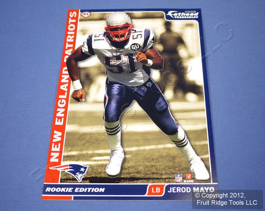 Jerod Mayo England Patriots NFL 2008 Rookie Fathead Player Wall Decal 5"x7"