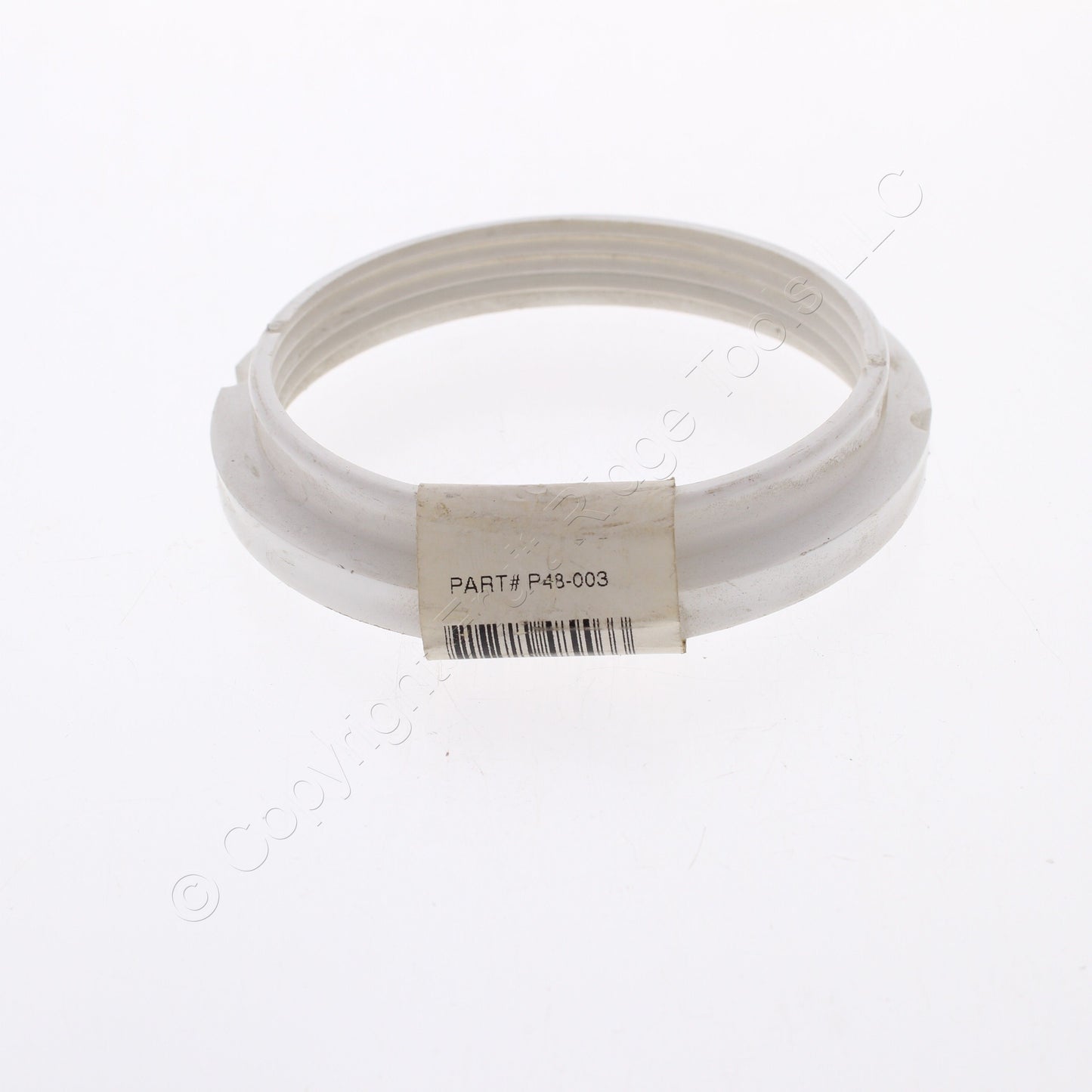 Jones Stephens P48-003 White PVC 3" Socket Ring