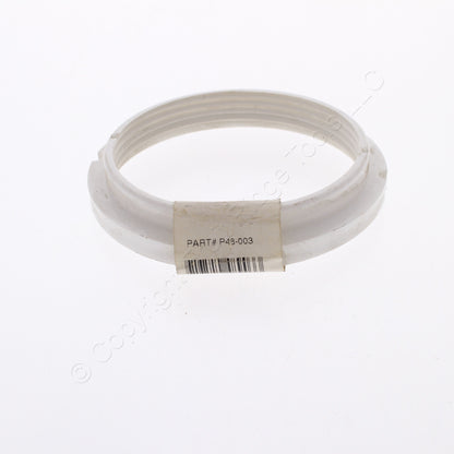 Jones Stephens P48-003 White PVC 3" Socket Ring