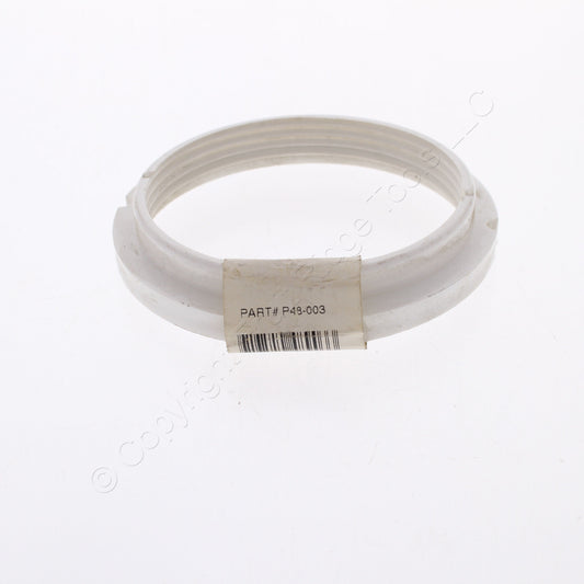 Jones Stephens P48-003 White PVC 3" Socket Ring