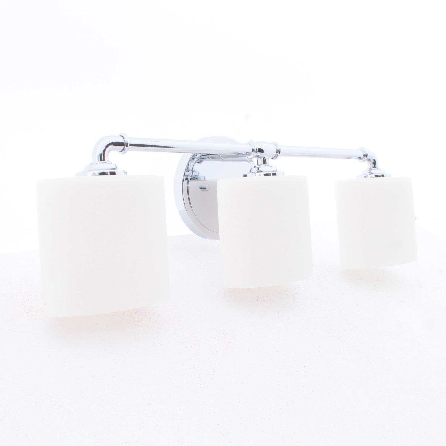 Justice Design 3-Light Polished Chrome Bath LED 26.25"W x 8"H CLD-8463-30-CROM