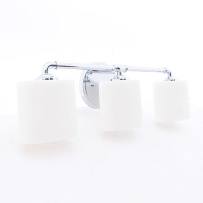 Justice Design 3-Light Polished Chrome Bath LED 26.25"W x 8"H CLD-8463-30-CROM