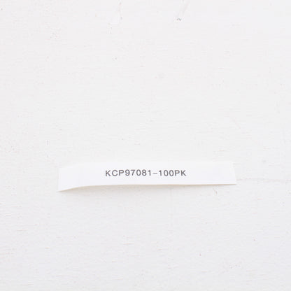 100-Pack KC PROFESSIONAL 6" Nylon Natural Cable Ties White