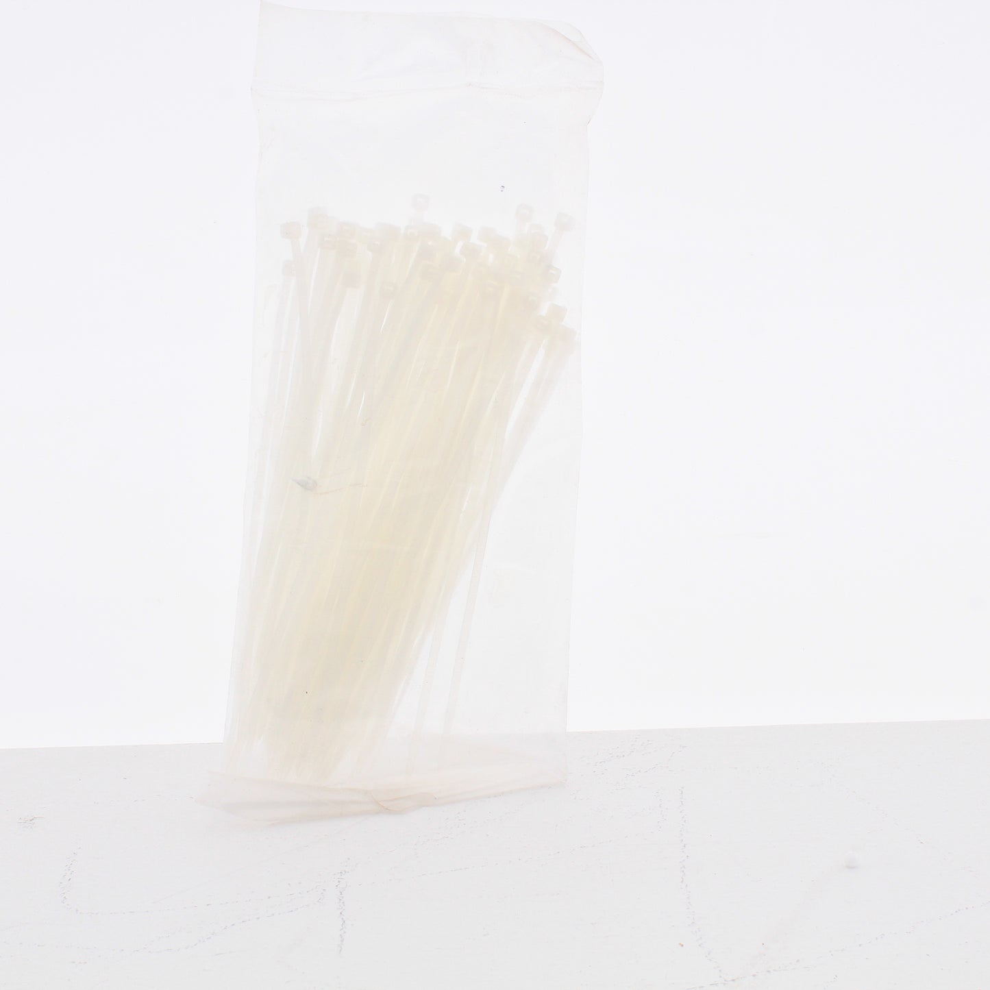100-Pack KC PROFESSIONAL 6" Nylon Natural Cable Ties White