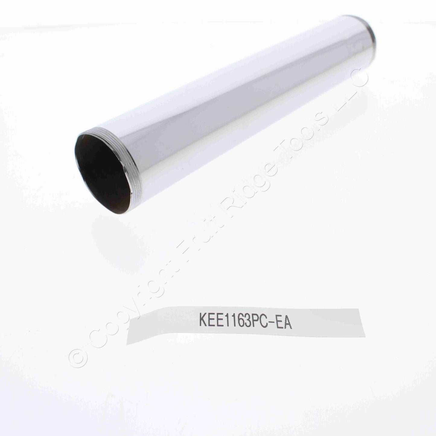 Keeney 1163PC TBE Tube 1-1/2" ID x 8" 20GA Threaded Polished Chrome Plated Brass