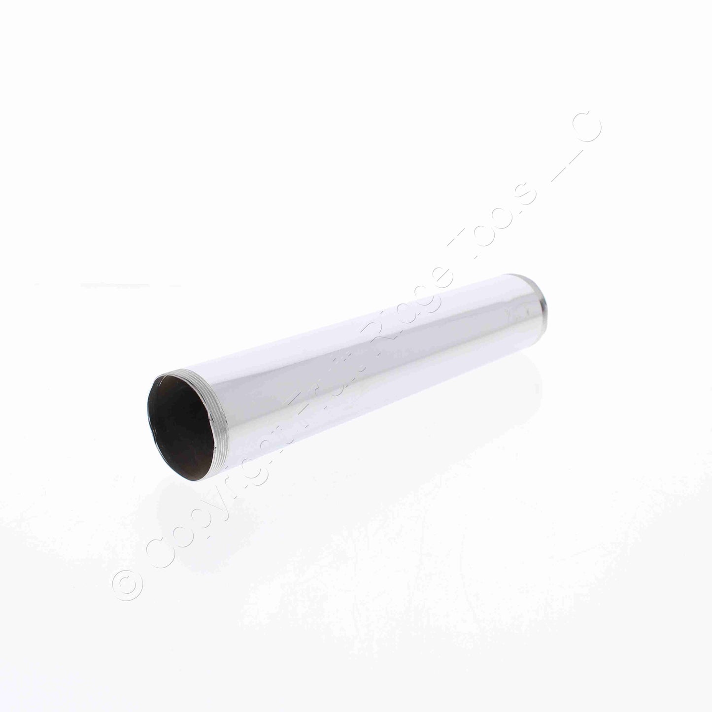 Keeney 1163PC Scratched Tube 1-1/2 Inch Id X8 Threaded Polished Chrome Plated