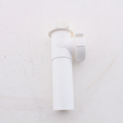 Keeney White 1-1/2" End Outlet & Baffle Tee Tailpiece Slip Joint w/ TPR Washer