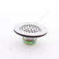 Keeney 1376PC Wide Flange Stainless Steel Strainer Flat Grid for 3.5"-4.5" Holes