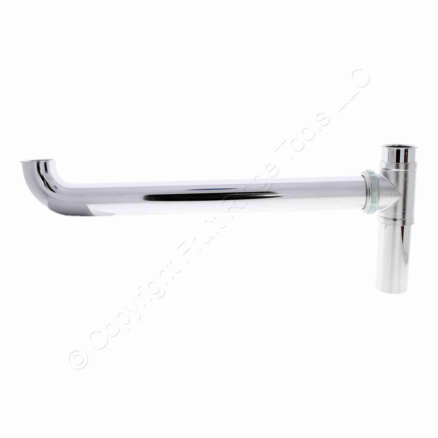 Keeney 1815ASN Chrome Satin Finish 16" End Outlet Waste 20ga Brass 1.5" Inlet