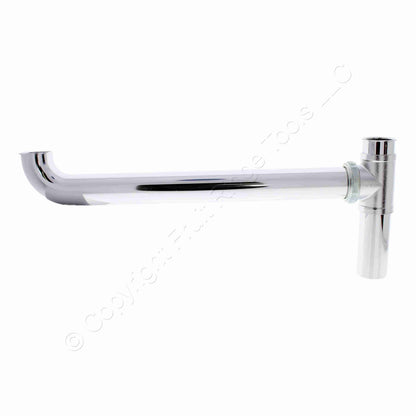 Keeney 1815ASN Chrome Satin Finish 16" End Outlet Waste 20ga Brass 1.5" Inlet