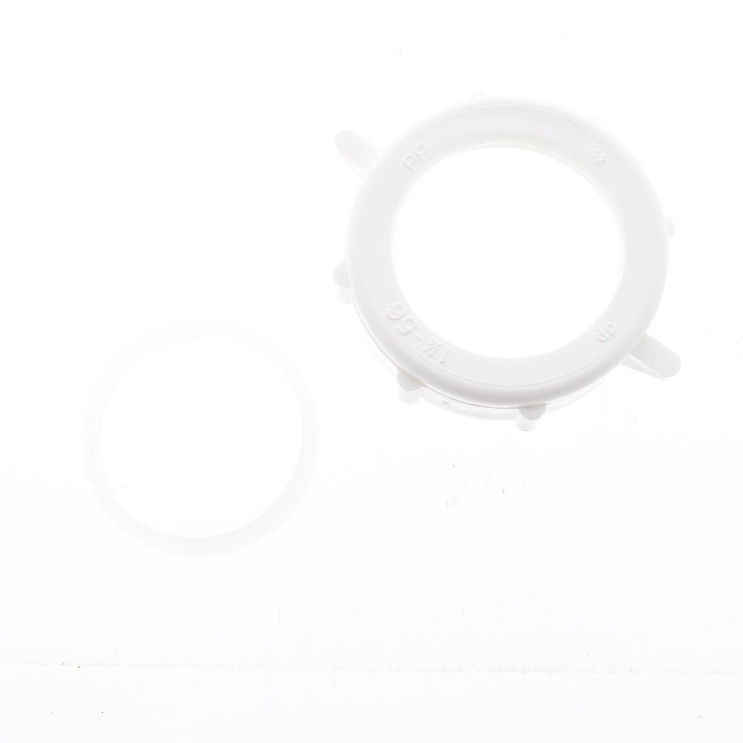 Keeney 1-1/4" Polywasher SJ Nut & Washer PVC White 26659