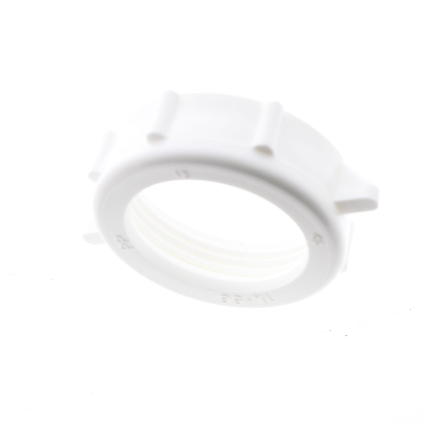 Keeney 1-1/4" Polywasher SJ Nut & Washer PVC White 26659