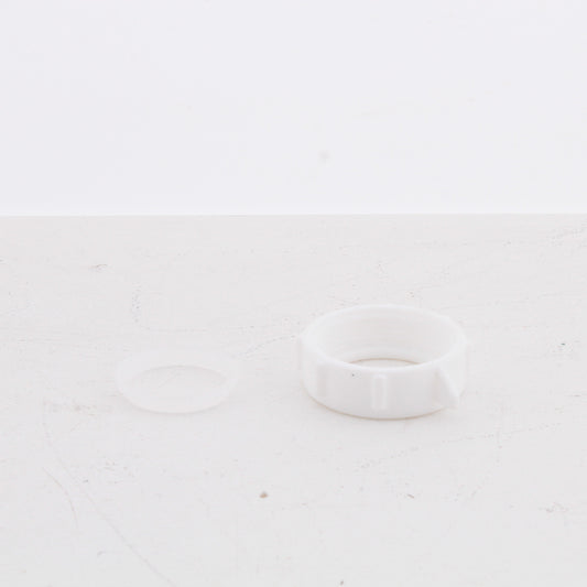 8pk Keeney 1.25" PVC Threaded Pipe Fitting Connector Ring Adapter Slip-Joint Nut