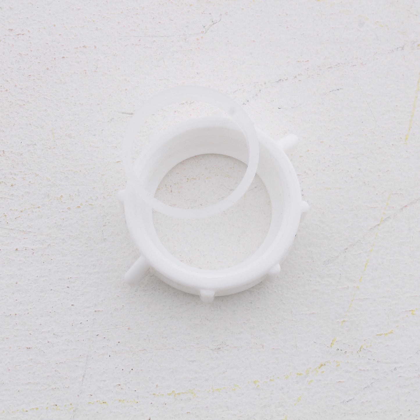 8pk Keeney 1.25" PVC Threaded Pipe Fitting Connector Ring Adapter Slip-Joint Nut