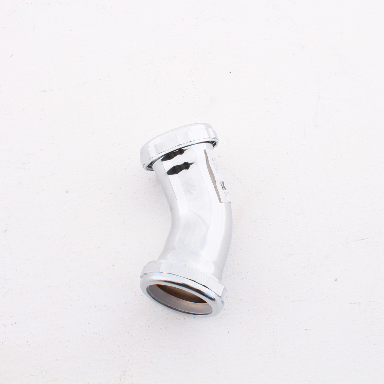 Keeney 1-1/2" Double Slip Coupling Join 45-Degree 22ga Chrome Plated Brass