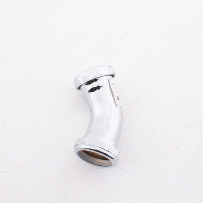 Keeney 1-1/2" Double Slip Coupling Join 45-Degree 22ga Chrome Plated Brass