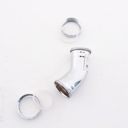 Keeney 1-1/2" Double Slip Coupling Join 45-Degree 22ga Chrome Plated Brass