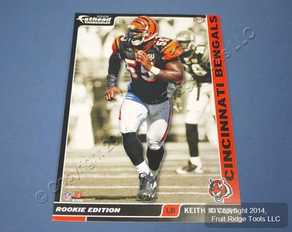 NFL 2008 Rookie Fathead Player Wall Decal Keith Rivers Cincinnati Bengals 5"x7"