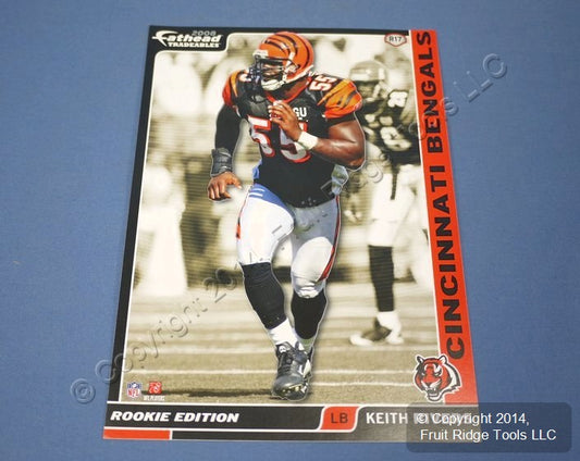 NFL 2008 Rookie Fathead Player Wall Decal Keith Rivers Cincinnati Bengals 5"x7"