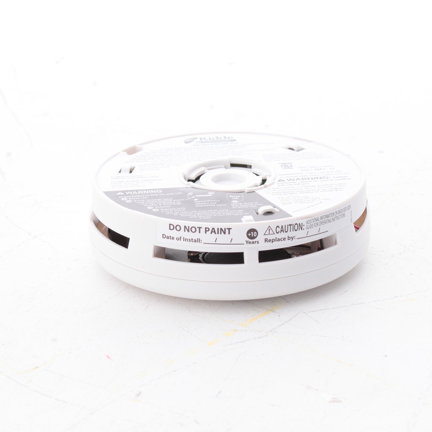 Kidde 21010071 P3010K-CO Smoke Carbon Monoxide Alarm Lithium Battery Operated