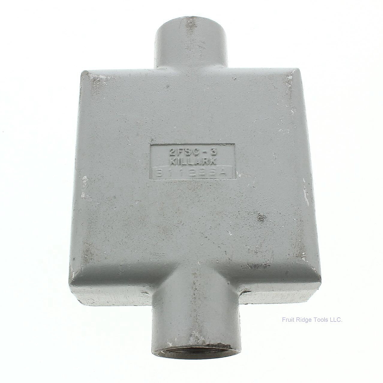 Killark 1" Hub 3.75" x 11" x 7" 2G Aluminum Surface Box Tapered Threads 2FSC-3