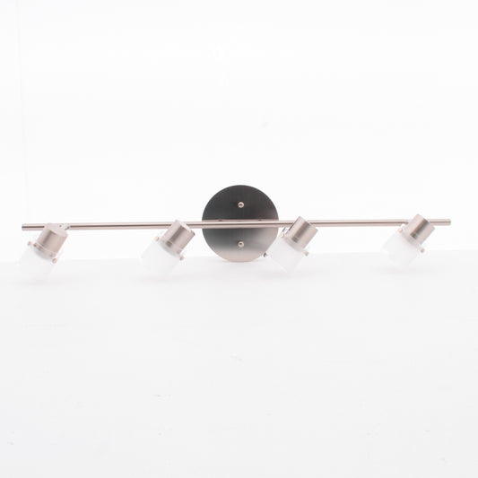 Kuzco 32"L 4-Light Brushed Nickel Fixed Rail Ceiling Track Fixture GU10 81364BN
