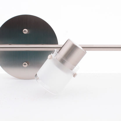Kuzco 32"L 4-Light Brushed Nickel Fixed Rail Ceiling Track Fixture GU10 81364BN